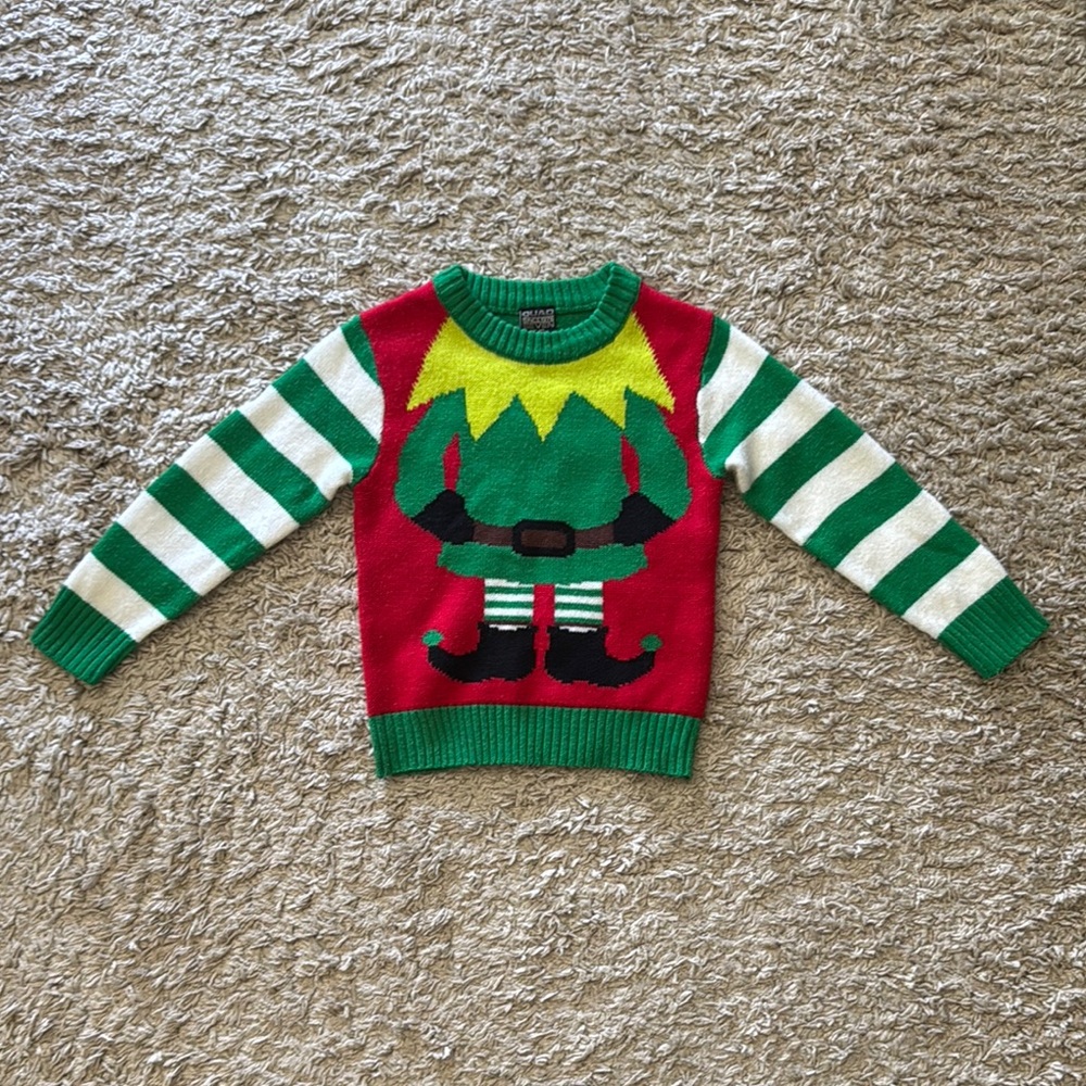 Festive Elf Sweater for Kids🎄